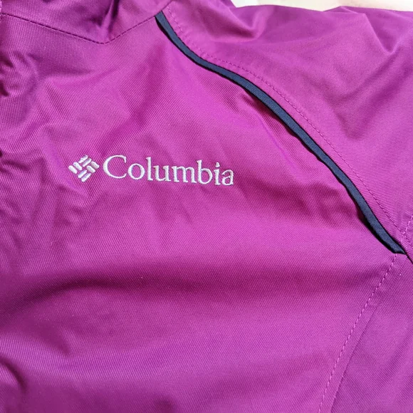 Columbia Girls Omni Heat Insulated Ski Jacket Size M 10-12